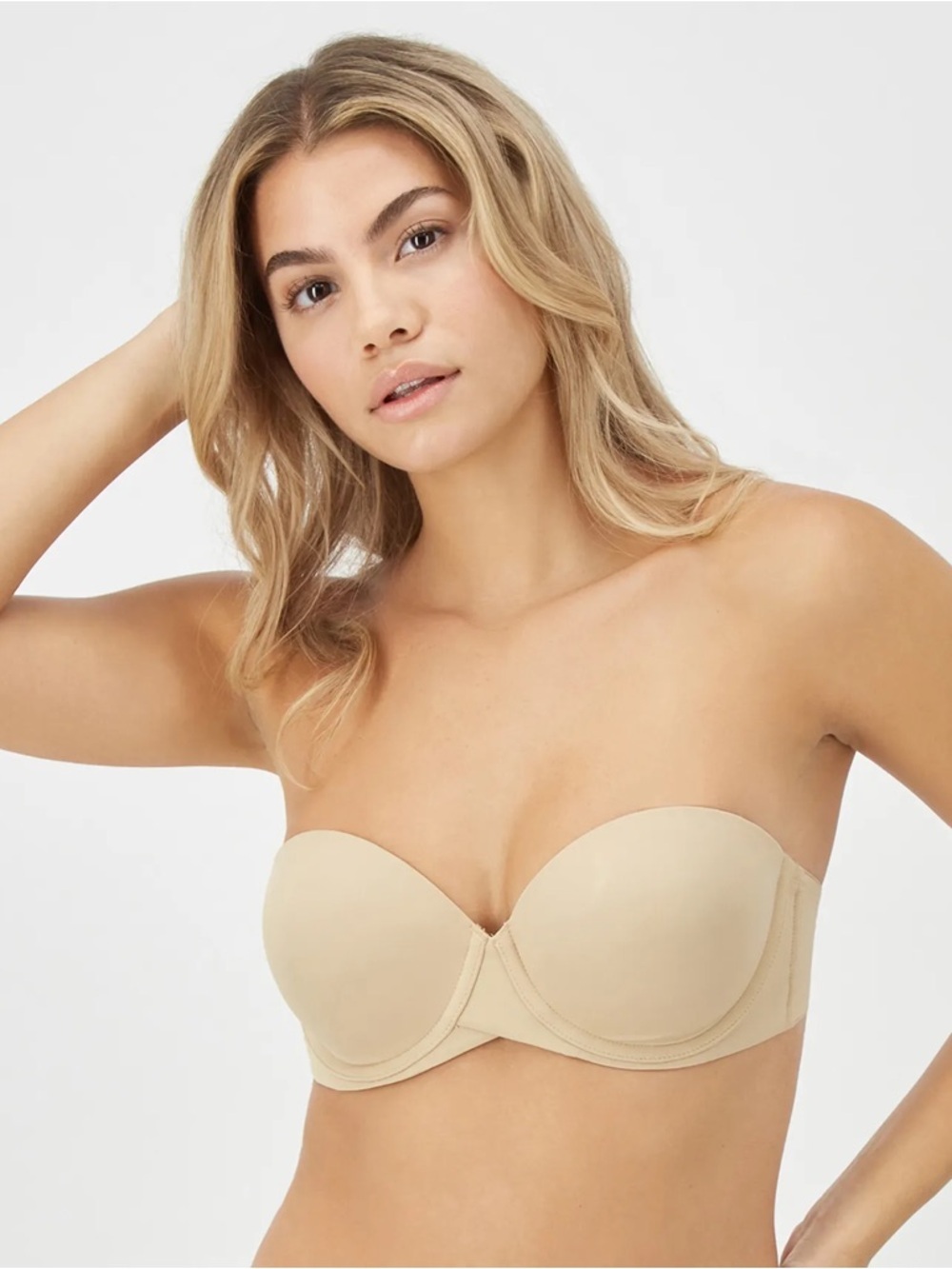 Maidenform Strapless Underwire Bra - Cream